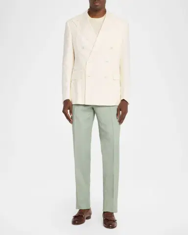 Ralph Lauren Purple Label Men's Kent Linen Peak Lapel Double-Breasted Sport Coat | Thumbnail 2 Ralph Lauren Purple Label Men's Kent Linen Peak Lapel Double-Breasted Sport Coat | Thumbnail 2