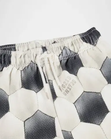 Molo Boy's Adian Soccer-Print Cotton Shorts, Size 4-6 | Thumbnail 4 Molo Boy's Adian Soccer-Print Cotton Shorts, Size 4-6 | Thumbnail 4