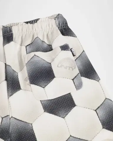 Molo Boy's Adian Soccer-Print Cotton Shorts, Size 4-6 | Thumbnail 5 Molo Boy's Adian Soccer-Print Cotton Shorts, Size 4-6 | Thumbnail 5