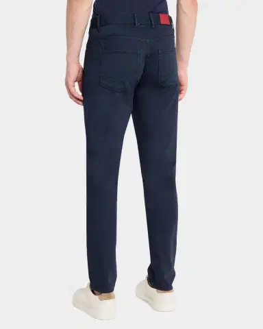 Isaia Men's Slim-Fit Cotton-Cashmere Pants | Thumbnail 3 Isaia Men's Slim-Fit Cotton-Cashmere Pants | Thumbnail 3