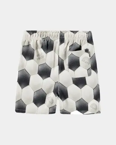 Molo Boy's Adian Soccer-Print Cotton Shorts, Size 8-12 | Thumbnail 3 Molo Boy's Adian Soccer-Print Cotton Shorts, Size 8-12 | Thumbnail 3