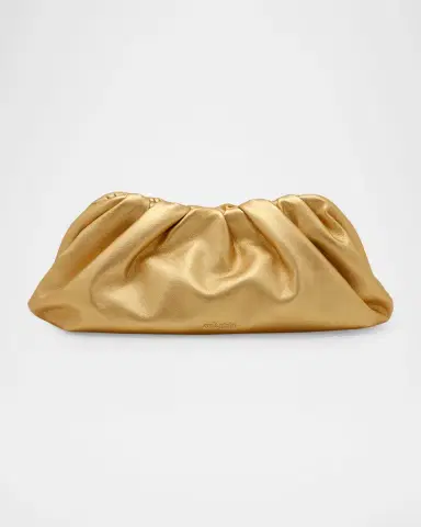 Cult Gaia Dulce Ruched Metallic Leather Shoulder Bag | Thumbnail 4 Cult Gaia Dulce Ruched Metallic Leather Shoulder Bag | Thumbnail 4