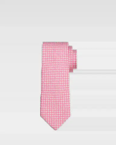 Ferragamo Men's Printed Silk Twill Tie | Thumbnail 2 Ferragamo Men's Printed Silk Twill Tie | Thumbnail 2