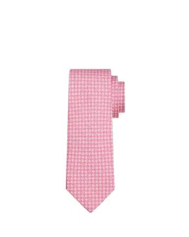 Ferragamo Men's Printed Silk Twill Tie | Thumbnail 1 Ferragamo Men's Printed Silk Twill Tie | Thumbnail 1