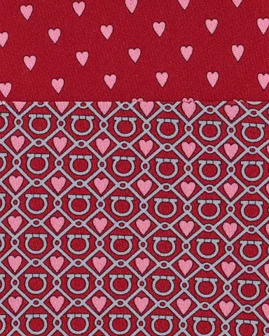 Ferragamo Men's Heart and Gancio Silk Tie | Thumbnail 3 Ferragamo Men's Heart and Gancio Silk Tie | Thumbnail 3