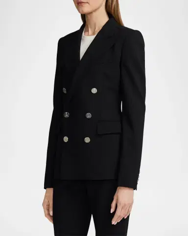 Ralph Lauren Collection Camden Wool Crepe Jacket | Thumbnail 4 Ralph Lauren Collection Camden Wool Crepe Jacket | Thumbnail 4