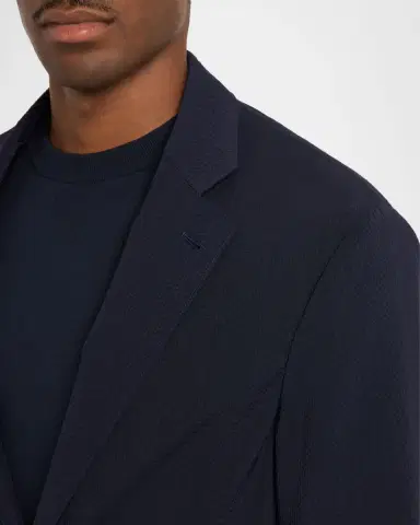 Emporio Armani Men's Stretch Wool Single-Breasted Sport Coat | Thumbnail 6 Emporio Armani Men's Stretch Wool Single-Breasted Sport Coat | Thumbnail 6