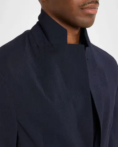 Emporio Armani Men's Stretch Wool Single-Breasted Sport Coat | Thumbnail 8 Emporio Armani Men's Stretch Wool Single-Breasted Sport Coat | Thumbnail 8