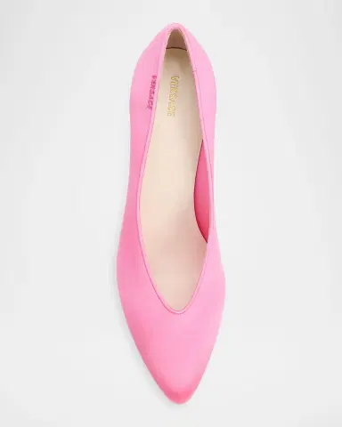 Versace 65mm Medusa Satin Pumps | Thumbnail 5 Versace 65mm Medusa Satin Pumps | Thumbnail 5