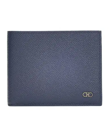 Ferragamo Men's Leather Micro-Gancio Bifold Wallet | Thumbnail 1 Ferragamo Men's Leather Micro-Gancio Bifold Wallet | Thumbnail 1