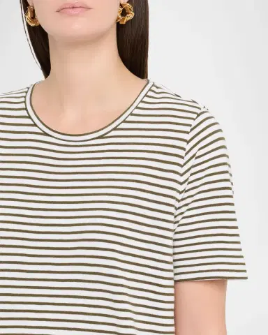 Eileen Fisher Striped Organic Cotton Knit Midi Dress | Thumbnail 5 Eileen Fisher Striped Organic Cotton Knit Midi Dress | Thumbnail 5
