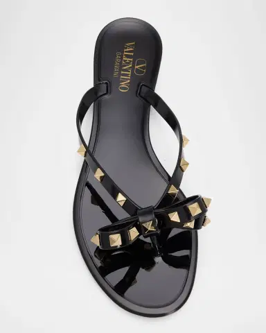 Valentino Garavani Summer Rockstud Jelly Thong Sandals | Thumbnail 5 Valentino Garavani Summer Rockstud Jelly Thong Sandals | Thumbnail 5