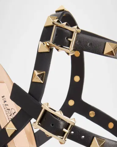 Valentino Garavani 60mm Rockstud Leather Caged Sandals | Thumbnail 4 Valentino Garavani 60mm Rockstud Leather Caged Sandals | Thumbnail 4