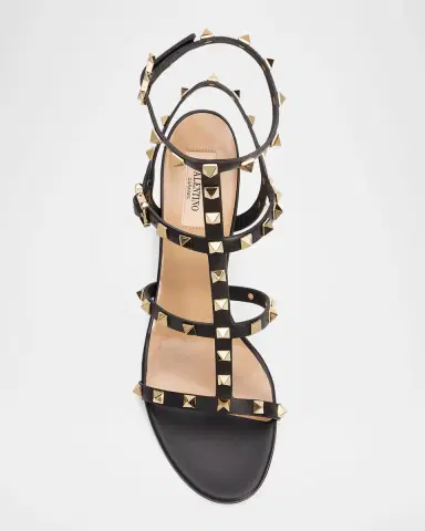 Valentino Garavani 60mm Rockstud Leather Caged Sandals | Thumbnail 5 Valentino Garavani 60mm Rockstud Leather Caged Sandals | Thumbnail 5