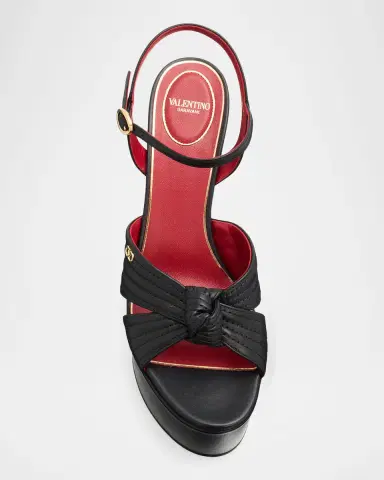 Valentino Garavani 125mm Crashers Leather Platform Sandals | Thumbnail 5 Valentino Garavani 125mm Crashers Leather Platform Sandals | Thumbnail 5