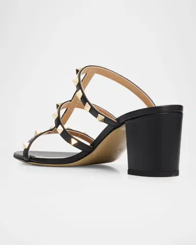 Valentino Garavani 60mm Rockstud Leather Sandals | Thumbnail 3 Valentino Garavani 60mm Rockstud Leather Sandals | Thumbnail 3