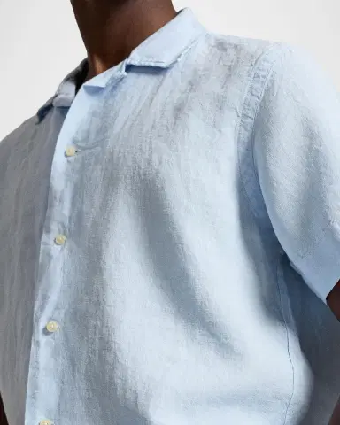 Polo Ralph Lauren Men's Classic-Fit Linen Camp Shirt | Thumbnail 5 Polo Ralph Lauren Men's Classic-Fit Linen Camp Shirt | Thumbnail 5