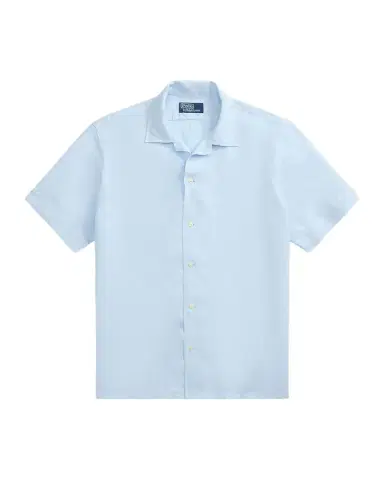 Polo Ralph Lauren Men's Classic-Fit Linen Camp Shirt | Thumbnail 1 Polo Ralph Lauren Men's Classic-Fit Linen Camp Shirt | Thumbnail 1