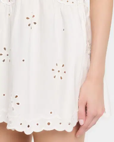 Retrofête Beranice Embroidered Halter Mini Dress | Thumbnail 5 Retrofête Beranice Embroidered Halter Mini Dress | Thumbnail 5