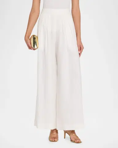 Cara Cara Linen Palazzo Pants | Thumbnail 4 Cara Cara Linen Palazzo Pants | Thumbnail 4