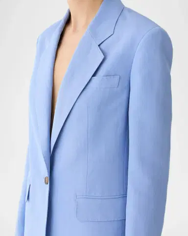 Lafayette 148 New York Single-Button Pick Stitch Blazer | Thumbnail 5 Lafayette 148 New York Single-Button Pick Stitch Blazer | Thumbnail 5