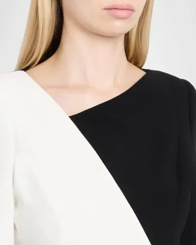 Rickie Freeman for Teri Jon Two-Tone Crepe Sheath Dress | Thumbnail 5 Rickie Freeman for Teri Jon Two-Tone Crepe Sheath Dress | Thumbnail 5