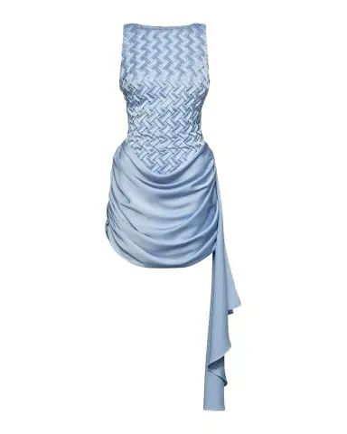 Et Ochs Antonella Smocked Bateau-Neck Mini Dress | Thumbnail 1 Et Ochs Antonella Smocked Bateau-Neck Mini Dress | Thumbnail 1