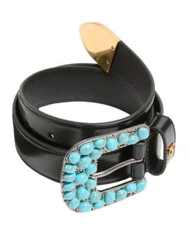 Valentino Garavani VLogo Signature Brushed Calfskin Belt | Thumbnail 1 Valentino Garavani VLogo Signature Brushed Calfskin Belt | Thumbnail 1