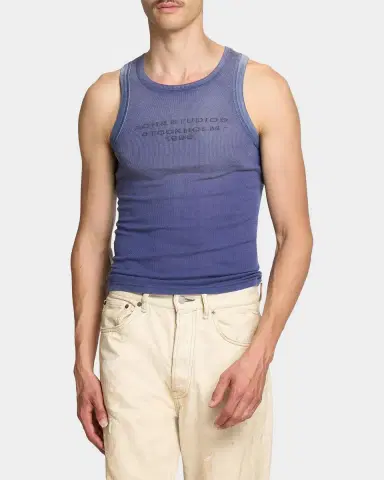 Acne Studios Men's K-Eitch Ribbed Logo Tank Top | Thumbnail 3 Acne Studios Men's K-Eitch Ribbed Logo Tank Top | Thumbnail 3