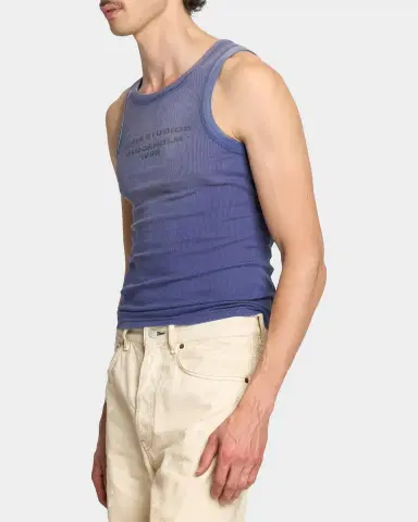 Acne Studios Men's K-Eitch Ribbed Logo Tank Top | Thumbnail 4 Acne Studios Men's K-Eitch Ribbed Logo Tank Top | Thumbnail 4