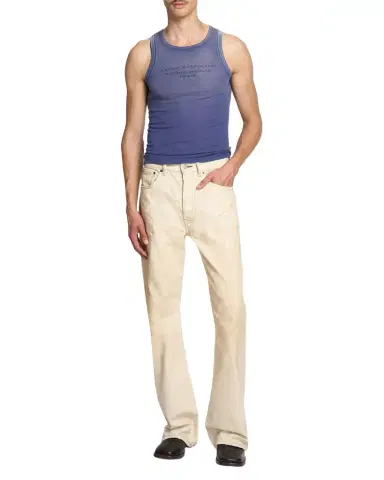 Acne Studios Men's K-Eitch Ribbed Logo Tank Top | Thumbnail 1 Acne Studios Men's K-Eitch Ribbed Logo Tank Top | Thumbnail 1