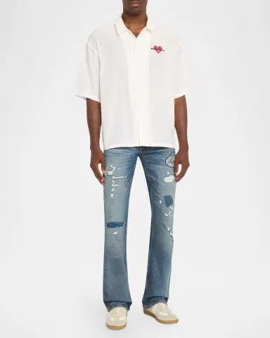 Ksubi Men 's D-Bronko Hendrix Distressed Jeans | Thumbnail 2 Ksubi Men 's D-Bronko Hendrix Distressed Jeans | Thumbnail 2