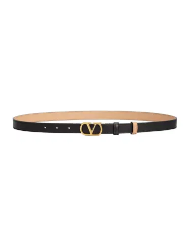 Valentino Garavani VLogo Signature Reversible Shiny Calfskin Belt 20MM | Thumbnail 2 Valentino Garavani VLogo Signature Reversible Shiny Calfskin Belt 20MM | Thumbnail 2