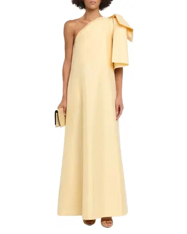 BERNADETTE Winnette One-Shoulder Taffeta Bow Gown | Thumbnail 1 BERNADETTE Winnette One-Shoulder Taffeta Bow Gown | Thumbnail 1