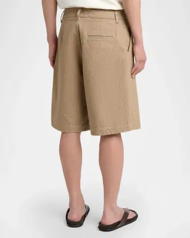 Jacquemus Men's Cotton Wide Leg Le Shorts | Thumbnail 2 Jacquemus Men's Cotton Wide Leg Le Shorts | Thumbnail 2