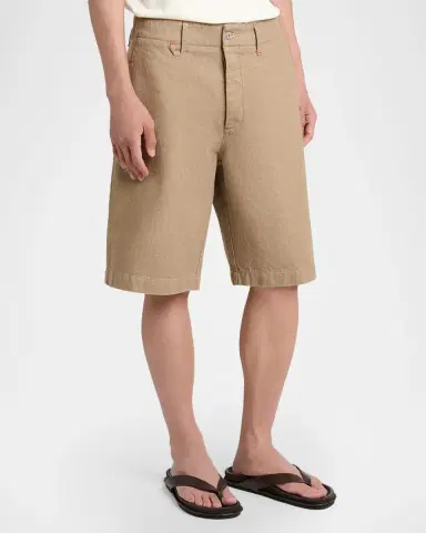 Jacquemus Men's Cotton Wide Leg Le Shorts | Thumbnail 3 Jacquemus Men's Cotton Wide Leg Le Shorts | Thumbnail 3