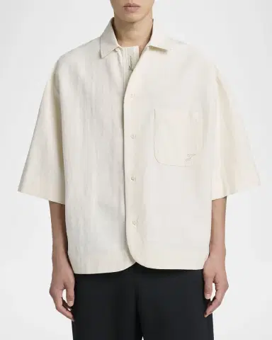 Jacquemus Men's La Chemise Boxy Fit Camp Shirt | Thumbnail 3 Jacquemus Men's La Chemise Boxy Fit Camp Shirt | Thumbnail 3