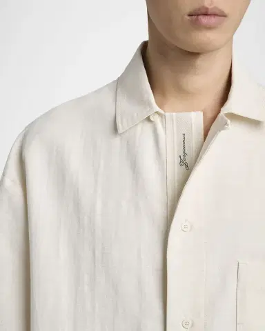 Jacquemus Men's La Chemise Boxy Fit Camp Shirt | Thumbnail 4 Jacquemus Men's La Chemise Boxy Fit Camp Shirt | Thumbnail 4