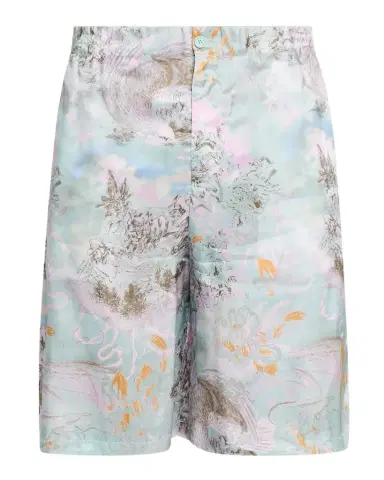 Off-White Men's Land Sky Viscose Shorts | Thumbnail 1 Off-White Men's Land Sky Viscose Shorts | Thumbnail 1
