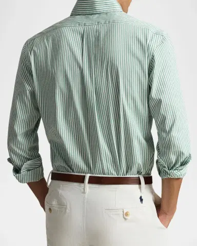 Polo Ralph Lauren en's Poplin Bengal Stripe Sport Shirt | Thumbnail 3 Polo Ralph Lauren en's Poplin Bengal Stripe Sport Shirt | Thumbnail 3