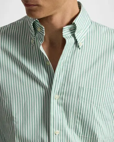 Polo Ralph Lauren en's Poplin Bengal Stripe Sport Shirt | Thumbnail 5 Polo Ralph Lauren en's Poplin Bengal Stripe Sport Shirt | Thumbnail 5