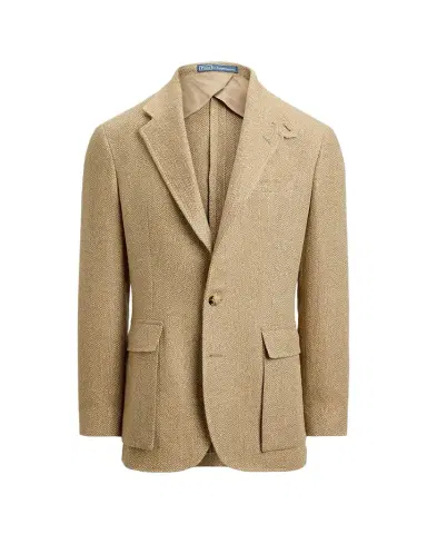 Polo Ralph Lauren Men's Herringbone Linen Blend Single-Breasted Sport Coat | Thumbnail 1 Polo Ralph Lauren Men's Herringbone Linen Blend Single-Breasted Sport Coat | Thumbnail 1