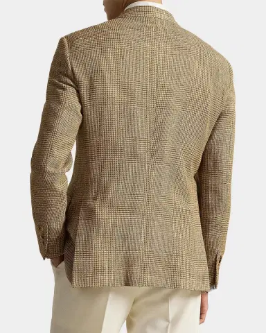 Polo Ralph Lauren Men's Glen Plaid Peak Lapel Double-Breasted Sport Coat | Thumbnail 3 Polo Ralph Lauren Men's Glen Plaid Peak Lapel Double-Breasted Sport Coat | Thumbnail 3
