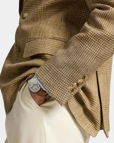 Polo Ralph Lauren Men's Glen Plaid Peak Lapel Double-Breasted Sport Coat | Thumbnail 6 Polo Ralph Lauren Men's Glen Plaid Peak Lapel Double-Breasted Sport Coat | Thumbnail 6
