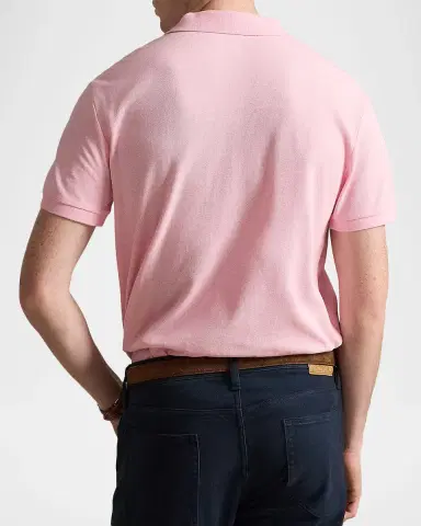 Polo Ralph Lauren Men's Cotton Mesh Embroidered-Pony Polo Shirt | Thumbnail 3 Polo Ralph Lauren Men's Cotton Mesh Embroidered-Pony Polo Shirt | Thumbnail 3