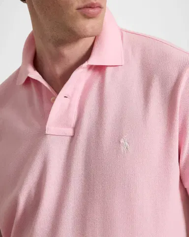 Polo Ralph Lauren Men's Cotton Mesh Embroidered-Pony Polo Shirt | Thumbnail 5 Polo Ralph Lauren Men's Cotton Mesh Embroidered-Pony Polo Shirt | Thumbnail 5