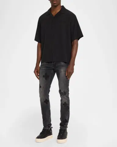 Ksubi Men's End Diner Cotton Embroidered Logo Short-Sleeve Shirt | Thumbnail 2 Ksubi Men's End Diner Cotton Embroidered Logo Short-Sleeve Shirt | Thumbnail 2