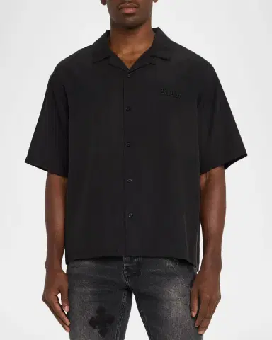 Ksubi Men's End Diner Cotton Embroidered Logo Short-Sleeve Shirt | Thumbnail 4 Ksubi Men's End Diner Cotton Embroidered Logo Short-Sleeve Shirt | Thumbnail 4