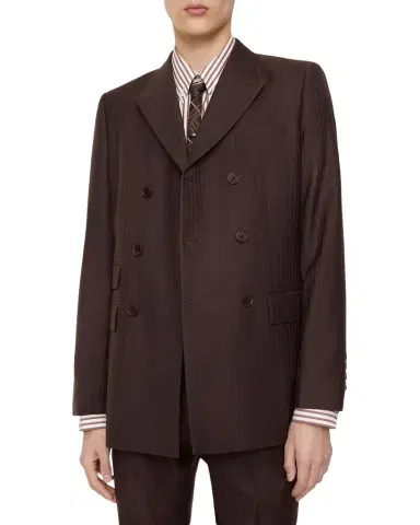 Burberry Men's Delaney Double-Breasted Sport Coat | Thumbnail 1 Burberry Men's Delaney Double-Breasted Sport Coat | Thumbnail 1