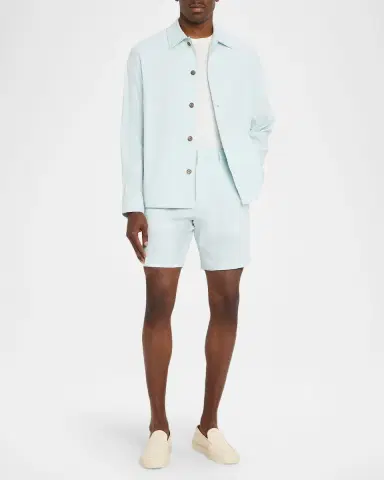Theory Men's Organic Linen Pocket Overshirt | Thumbnail 2 Theory Men's Organic Linen Pocket Overshirt | Thumbnail 2